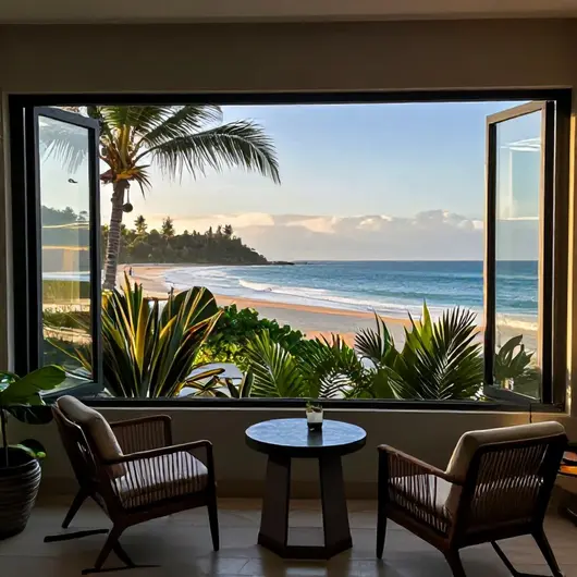Apartamento frente mar no 3° andar